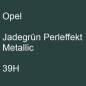 Preview: Opel, Jadegrün Perleffekt Metallic, 39H.